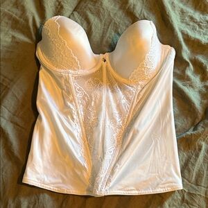 Jezebel White Lace Bustier